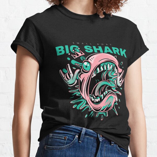 Funny Slab Famous Shark Movie Parody Slabs Crappie Fishing T-Shirt
