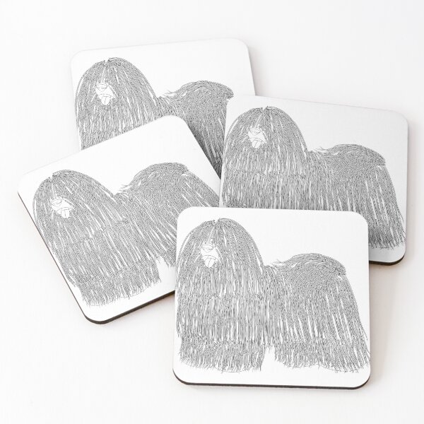 Item preview, Puli dog black and white designed and sold by Marina Yuldasheva (Sterina).