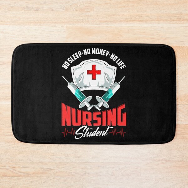 Item preview, No Sleep No Money No Life Funny Nursing Student RN designed and sold by perfectpresents.