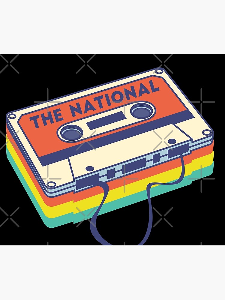"The National Band Logo Cassette Deck" Art Print by TheN Redbubble