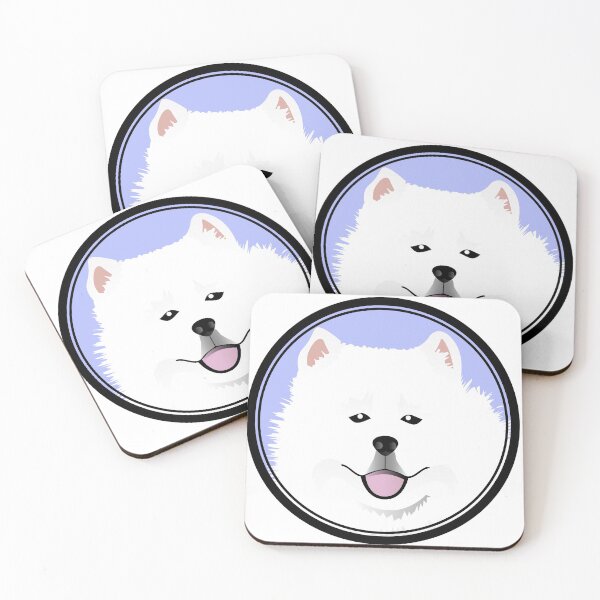 Item preview, Samoed dog in cirlce designed and sold by Marina Yuldasheva (Sterina).