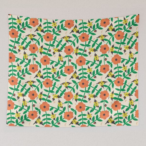 Item preview, Copy of Blue flower garden designed and sold by Gkumar-design.
