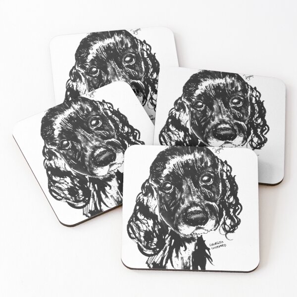 Item preview, Sprocker Spaniel Ink Portrait  designed and sold by pixiegutsGB.