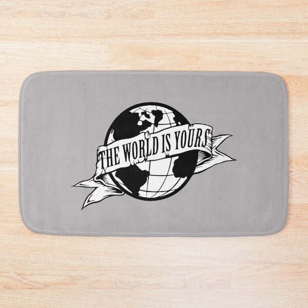 Item preview, THE WORLD IS YOURS designed and sold by Gatsbird Design.