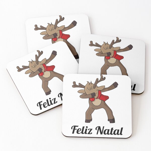 Item preview, reindeer dab Feliz natal designed and sold by atevern.