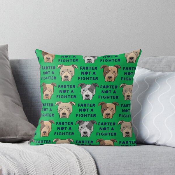 Item preview, Farter not a fighter - cute pit bull lovers - green designed and sold by littlearrow.