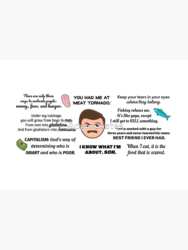 Ron Swanson Quotes 2 by AdamCoates