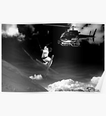 ski jump stunt Poster