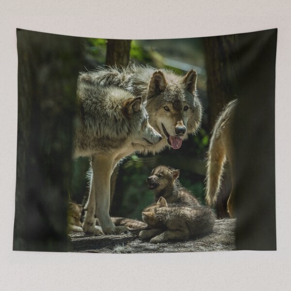 Item preview, Wolf Family designed and sold by Michael Cummings.