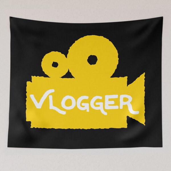 Item preview, Vlogger Camera - Rustic - Yellow designed and sold by MOREDANKMEMES.