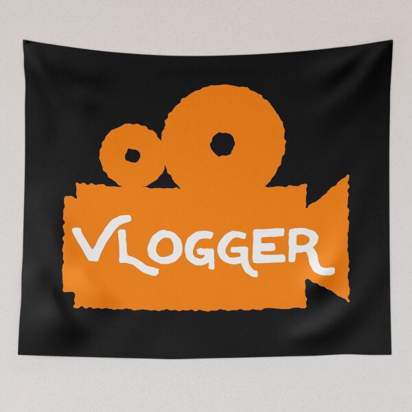 Item preview, Vlogger Camera - Rustic - Orange designed and sold by MOREDANKMEMES.