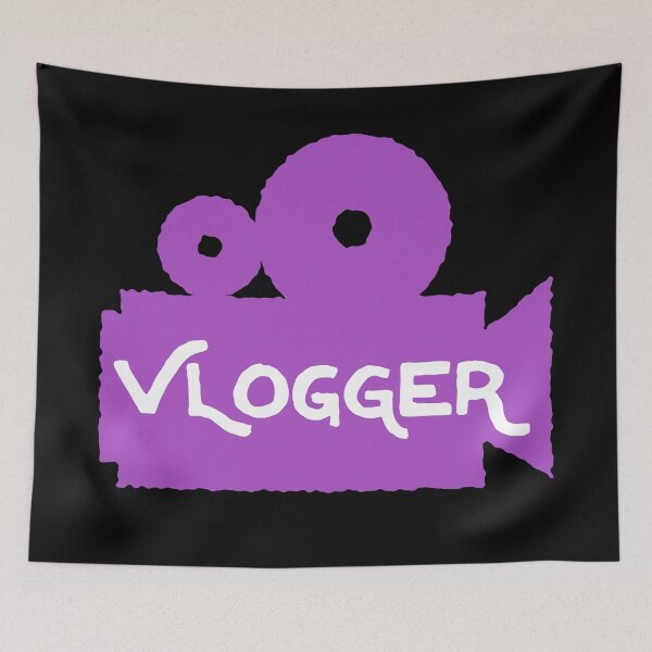 Artikelvorschau, Vlogger Camera - Rustic - Purple entworfen und verkauft von MOREDANKMEMES.