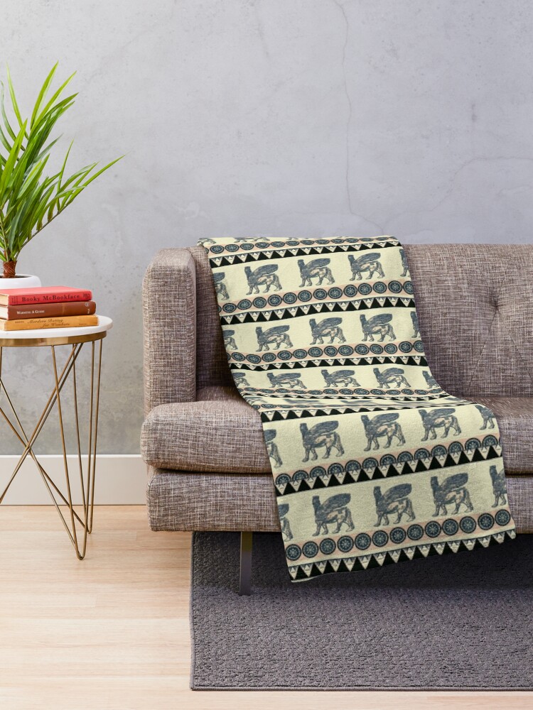 Alternate view of LAMASSU Garden Throw Blanket