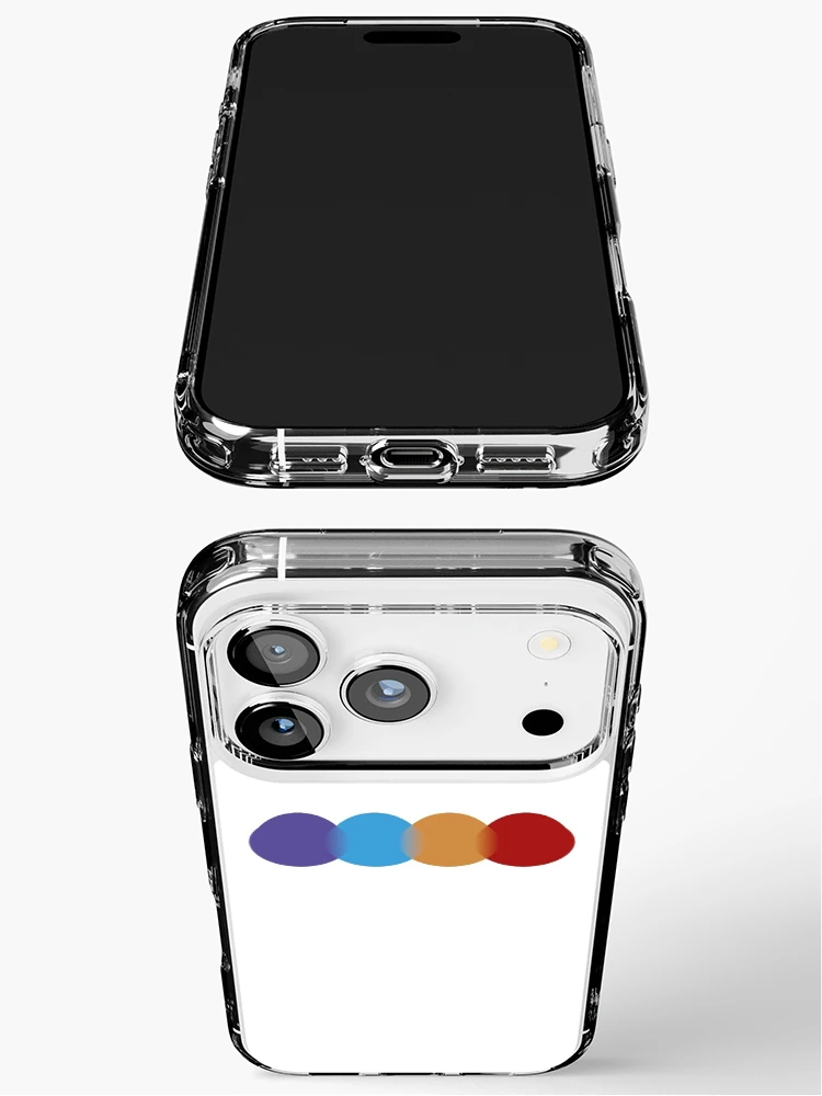 Thumbnail 3 of 5, iPhone Case, Purple Blue Orange Red designed and sold by RascalCalmind.