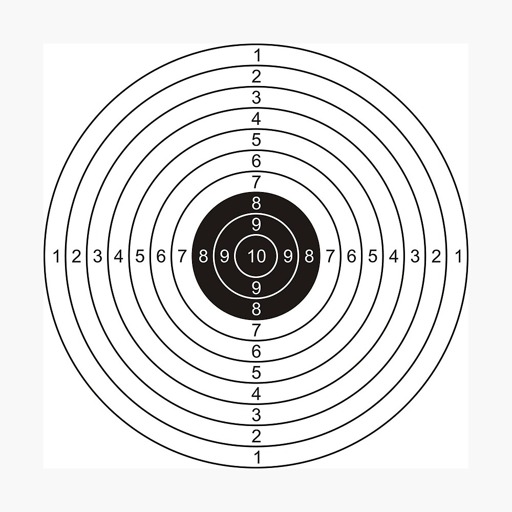 human target metal print by mickywillis redbubble