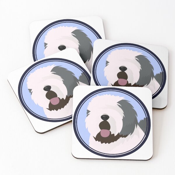 Item preview, Old english sheepdog breed dog designed and sold by Marina Yuldasheva (Sterina).