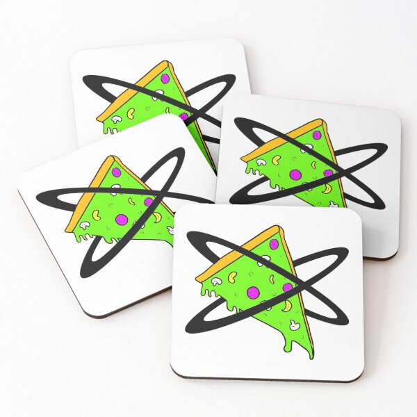 Item preview, Planet Pizza Neon Toxic Space Slice designed and sold by Good Vibes Sunshines.