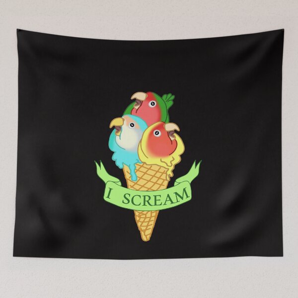 Item preview, ice cream lovebirds designed and sold by FandomizedRose.