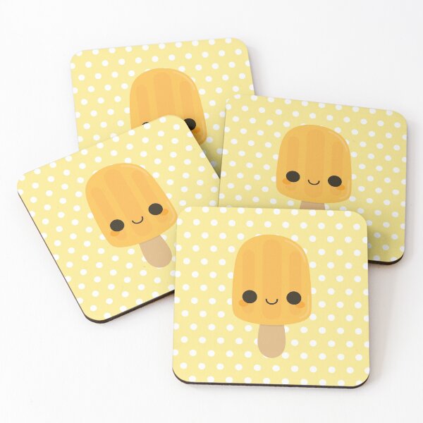 Item preview, Yummy kawaii orange ice lolly designed and sold by peppermintpopuk.