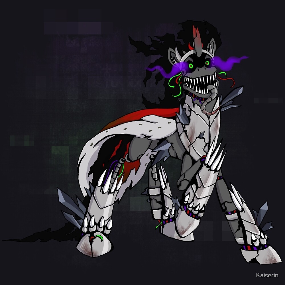 "My Little Pony - MLP - FNAF - King Sombra Animatronic" by 