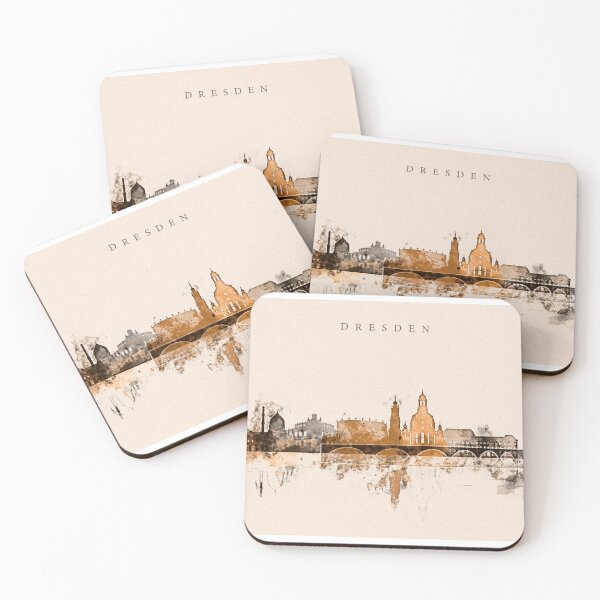Item preview, Dresden Germany Warm Skyline designed and sold by DimDom.