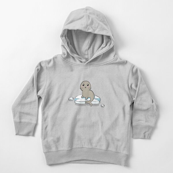 Foca kawaii Sudadera con capucha para bebé