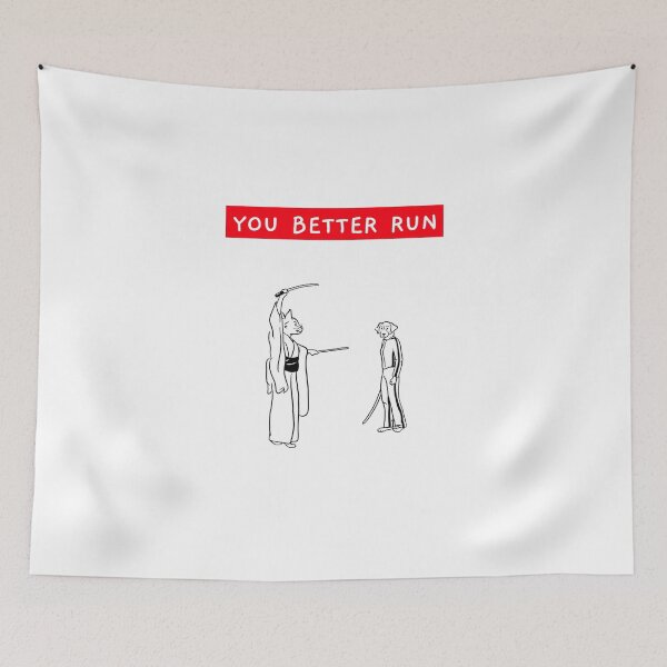 Item preview, You better Run designed and sold by ShineEyePirate.