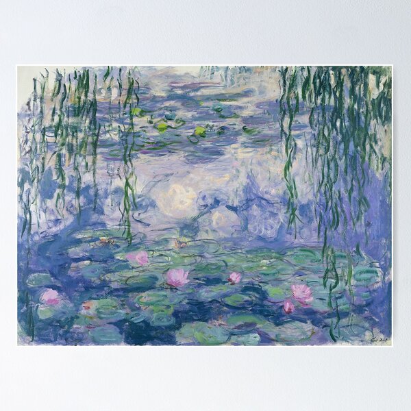 Item preview, Water Lillies by Claude Monet designed and sold by rapplatt.