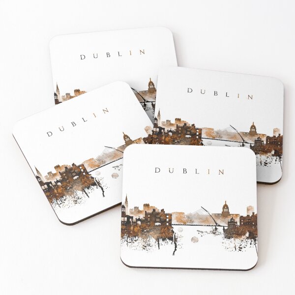 Item preview, Dublin Ireland Warm Skyline designed and sold by DimDom.