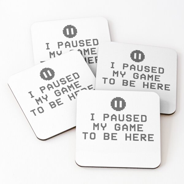 Item preview, I Paused My Game To Be Here designed and sold by Coldink.