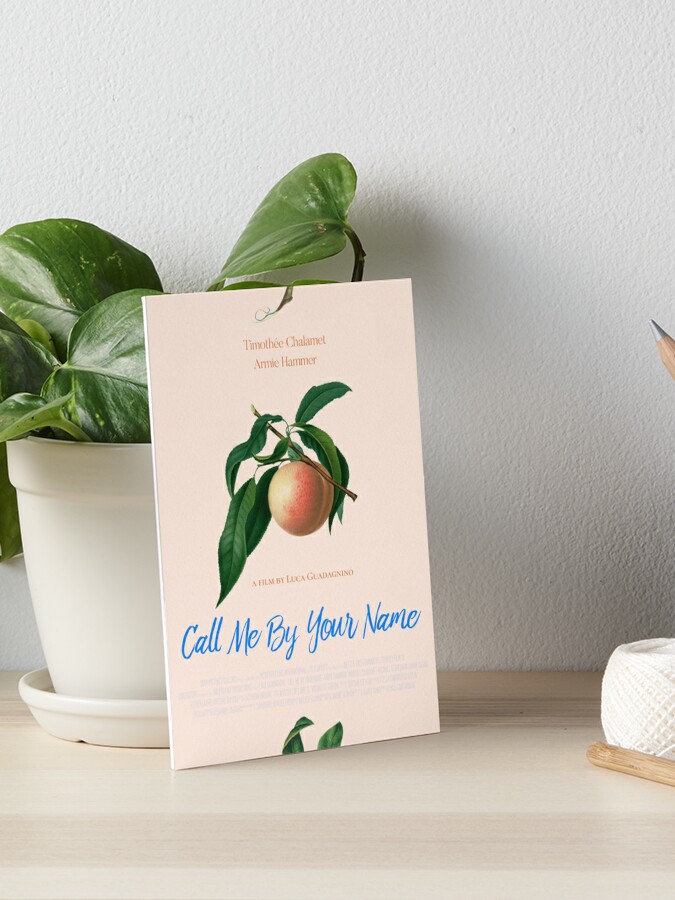 Call Me By Your Name Alternative Movie Poster Art Board Print By Ashleyray323 Redbubble