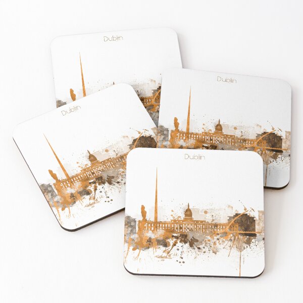 Item preview, Dublin Ireland Warm Skyline designed and sold by DimDom.