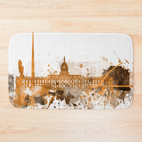Item preview, Dublin Ireland Warm Skyline designed and sold by DimDom.