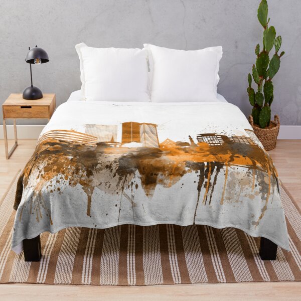 Item preview, Greenville South Carolina Warm Skyline designed and sold by DimDom.