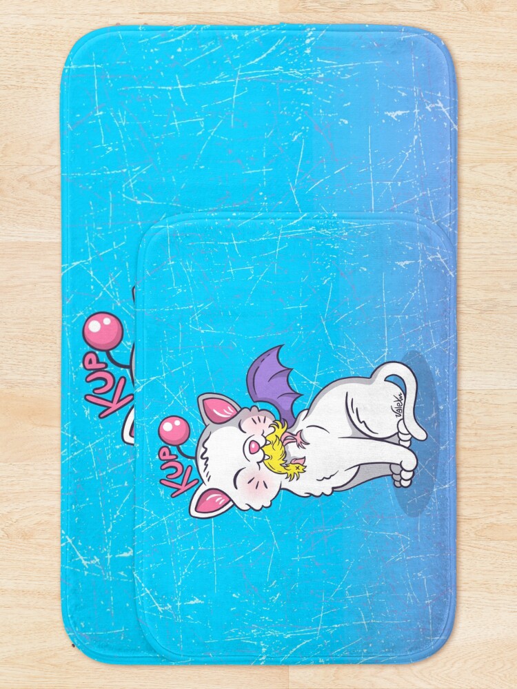 Alternate view of Moogle Cat Bath Mat
