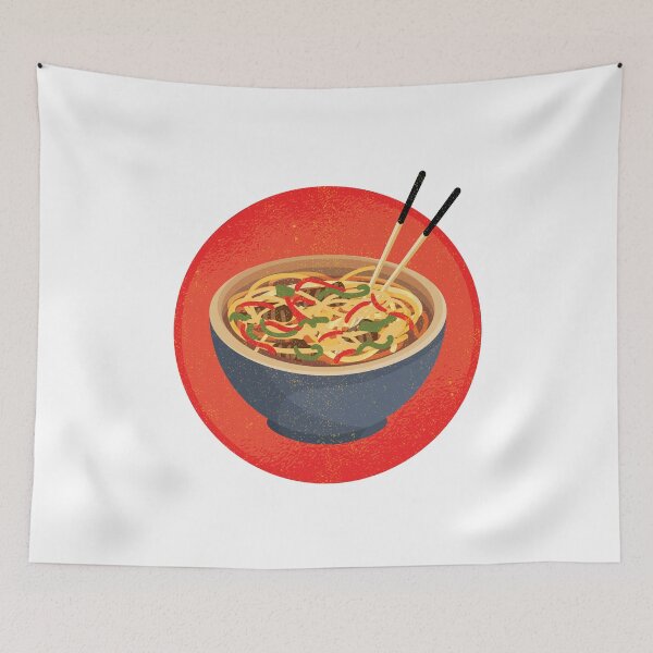 Item preview, Pho soup, Vietnamese soup, Japanese flag designed and sold by DerSenat.