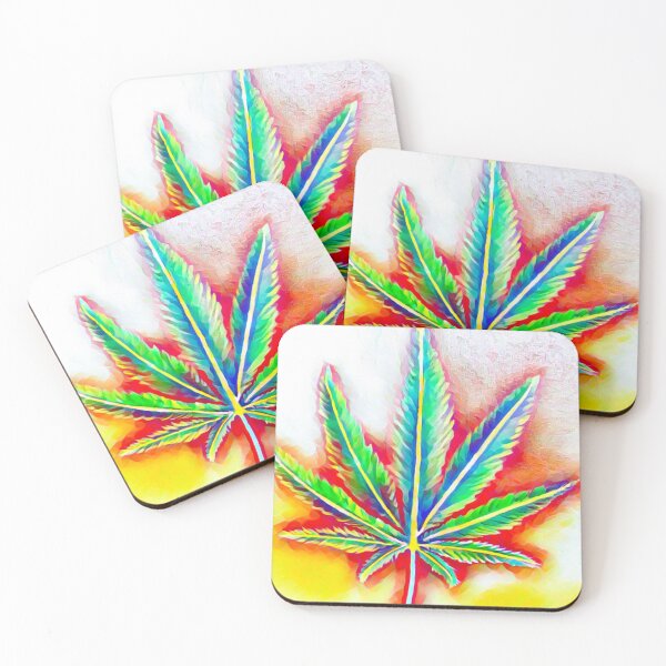 Item preview, Psychedelic leaf designed and sold by Donna Tischner.