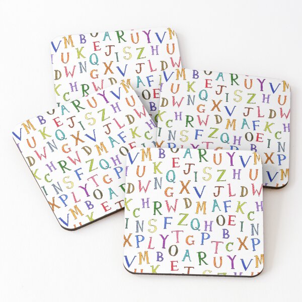 Item preview, Loud Pants Alphabet Repeating Pattern designed and sold by NiceButton.