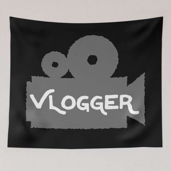 Item preview, Vlogger Camera - Rustic - Grey / Gray designed and sold by MOREDANKMEMES.