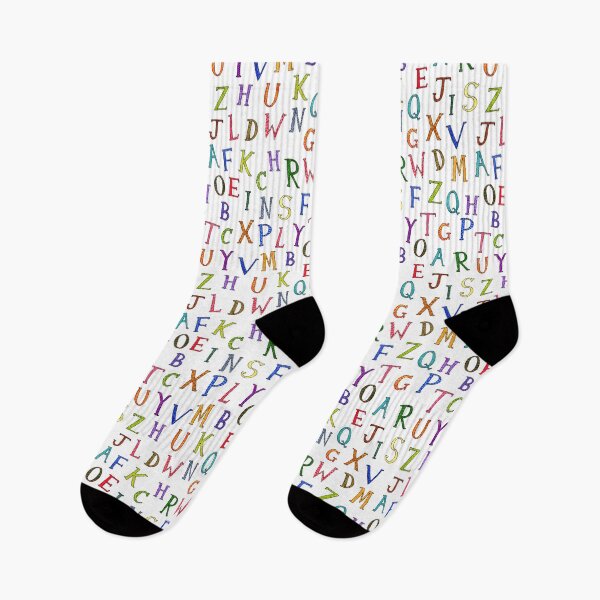 Item preview, Loud Pants Alphabet Repeating Pattern designed and sold by NiceButton.