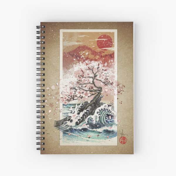 Aperçu de l'œuvre Vagues de Sakura créée et vendue par marineloup-art.