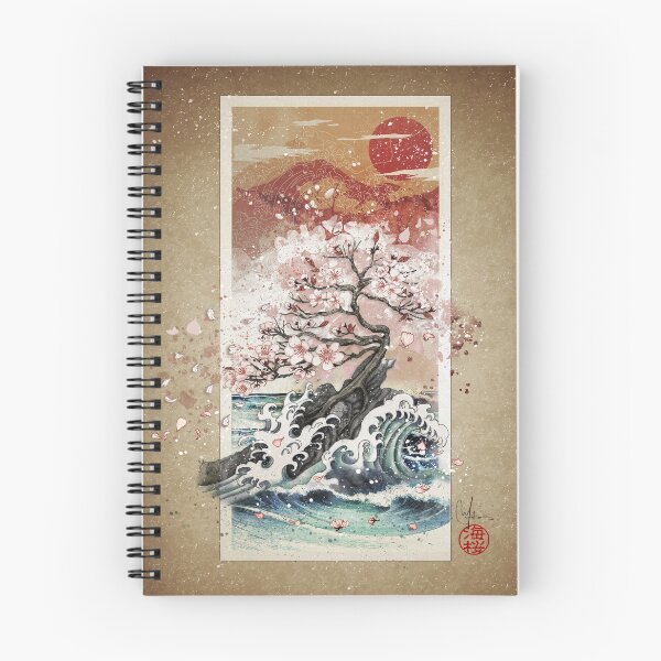 Item preview, Sakura blossom waves designed and sold by marineloup-art.