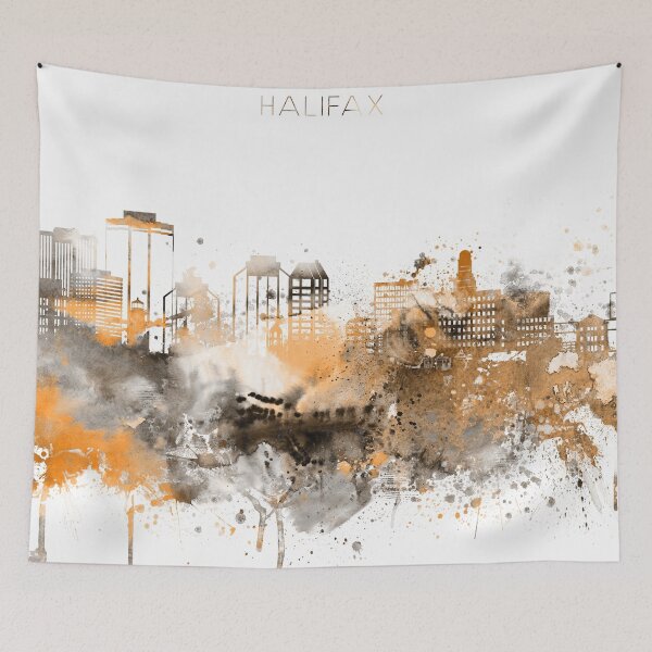 Item preview, Halifax Canada Warm Skyline designed and sold by DimDom.