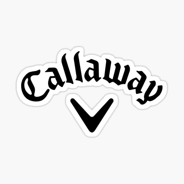 Callaway logo black Sticker