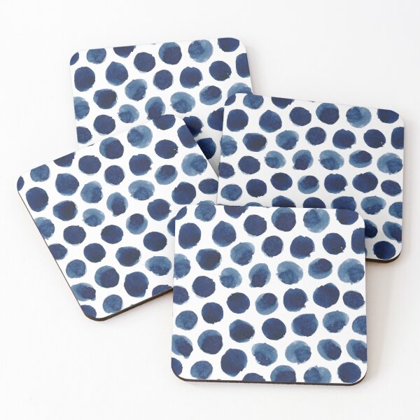 Item preview, Polka Dot in Indigo designed and sold by Dina Mae.