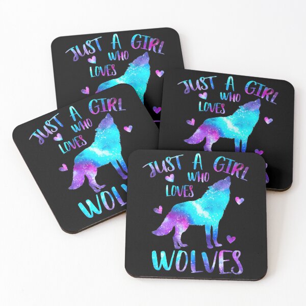 Item preview, Just a girl who loves Wolves designed and sold by PrettyPittie Shop.