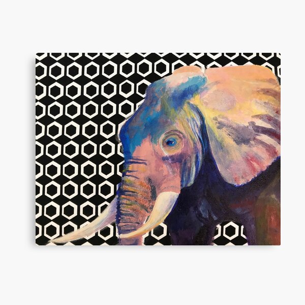 African Elephant Canvas Print