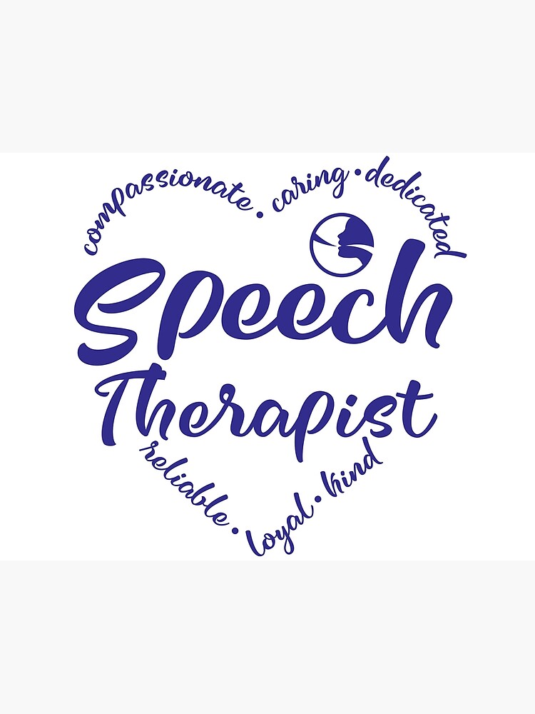 Disover Speech therapist, Speech therapy, Speech therapy heart, love ST, Speech therapist life, gift idea, therapist life Premium Matte Vertical Poster