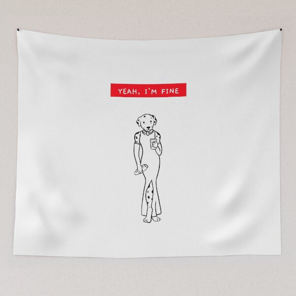 Item preview, Lazy Weekend Dalmatian Lady designed and sold by ShineEyePirate.