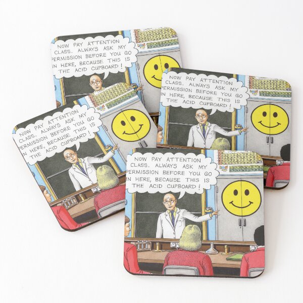 Item preview, Acid House music-inspired 1980s retro cartoon designed and sold by Retroblast.